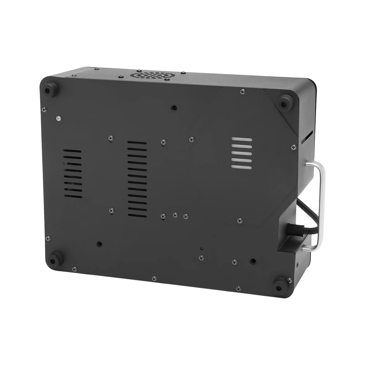 24led 1500w Column Smoke Generator 3-in-1 with Built-In Power Adapter 16.54*12.6*9.45 in Fog Smoke Machine with Remote Control Seven Light Colors 0.53 Gal Oil Tank for Wedding Haunted Houses Halloween Parties Christmas Clubs