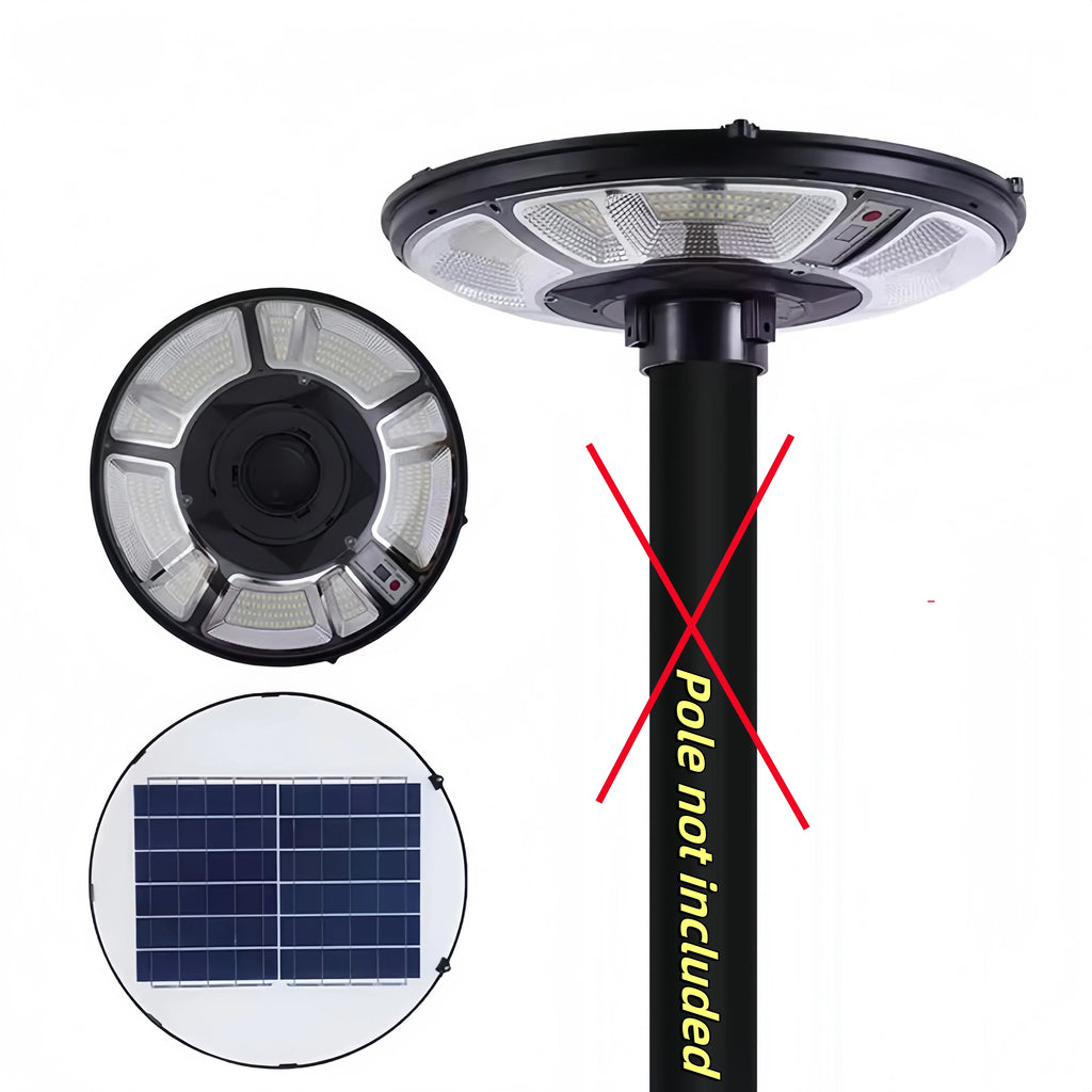 Solar Lamp Post Light with 78" Tall Pole, Removable Head, IP67 Waterproof Outdoor Garden Lamp,Easy Install