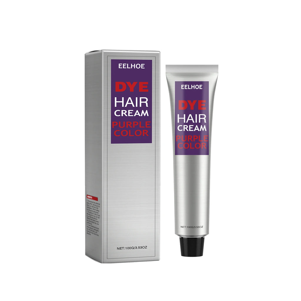 Eelhoe Hair Dye Cream Multicolor Polymorphism Mild Non-Irritatin Hurtless Fashion Dye Cream Long Lasting Enhancing Luster 100ml
