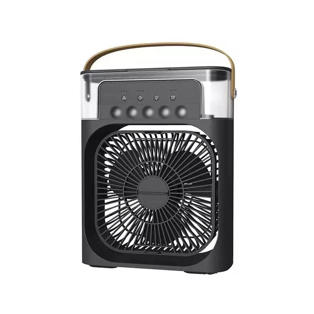 Three-in-one Fan Air Conditioner Mini Portable Spray Fans Rechargeable Home Mist Electric Outdoor Desk Handy Humidifier Cooling
