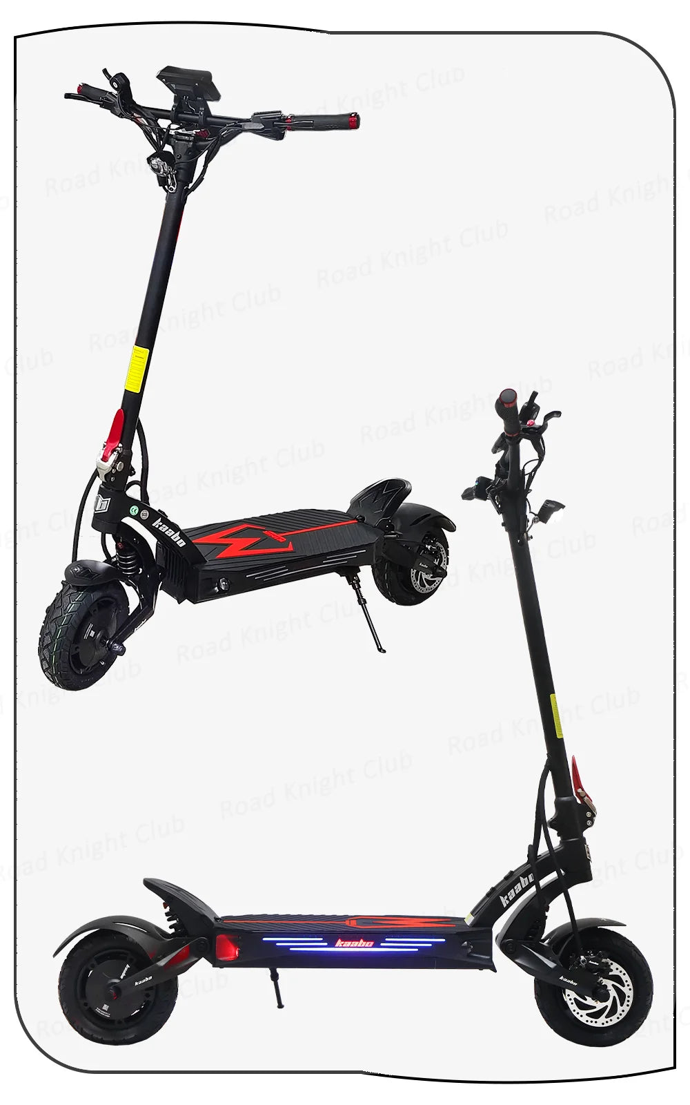 KAABO Mantis King GT 60V 24Ah Battery 1100W*2 Motor 70km/h Full Hydraulic Brake Central Display IPX5 WaterProof Electric Scooter