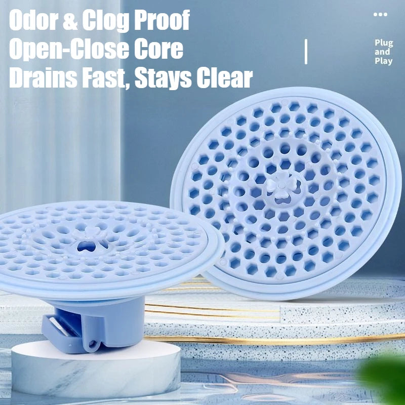 Sewer Anti-odor Anti-insect Floor Drain Bathroom Kitchen Anti-insect Cover Floor Drains Universal Drainage Hair Sink Strainer