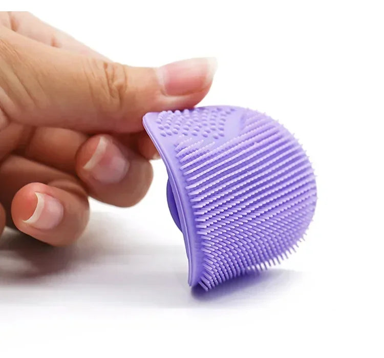 Silicone Face Scrubber Facial Cleansing Brush Face Exfoliator Blackhead Acne Face Wash Brush for Deep Cleaning Skin Care