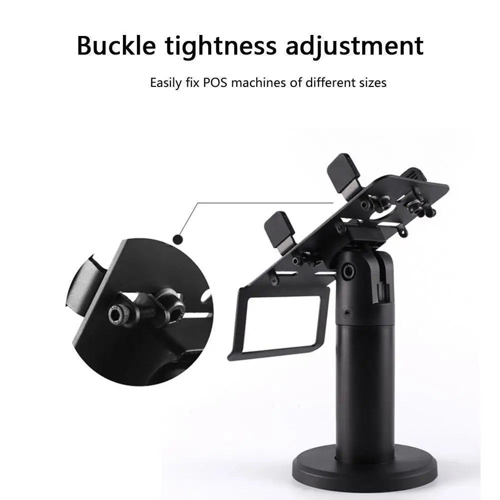 Pos Machine Stand Adjustable Pos Display Holder Rotatable Machine Cashier Display POS Machine Counter Card Stand Credit Bra E4F5