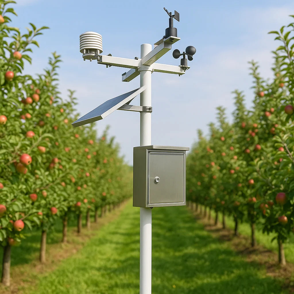 IoT Lorawan Pv Solar Power Professional Modbus Estacion Meteorologica Solar Automatic Wireless Wifi Weather Station