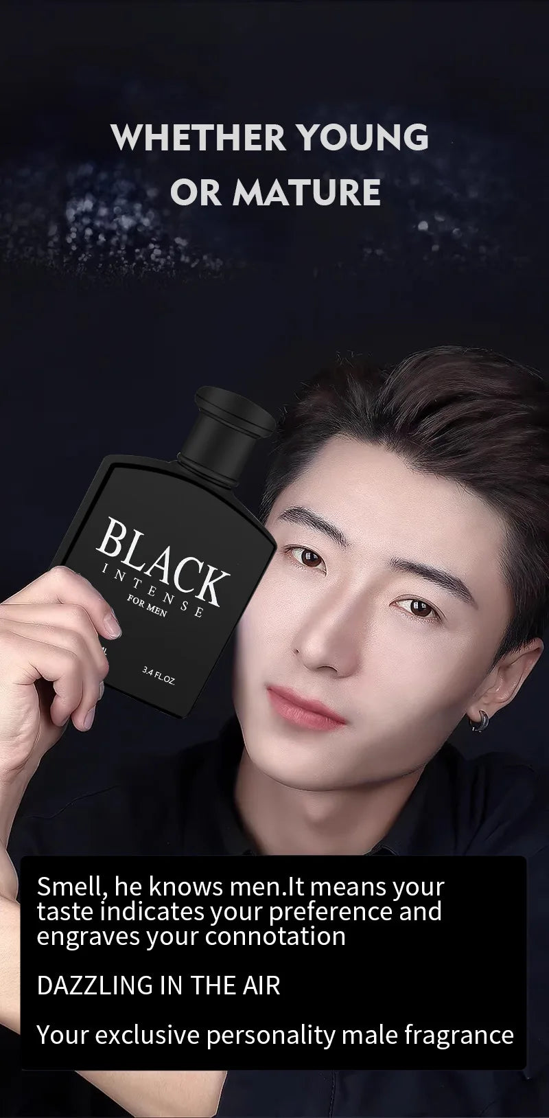 100ML Brand Perfume Musk Man Perfume Spray Long Lasting Floral Light Fragrance Seductive Romance Gift