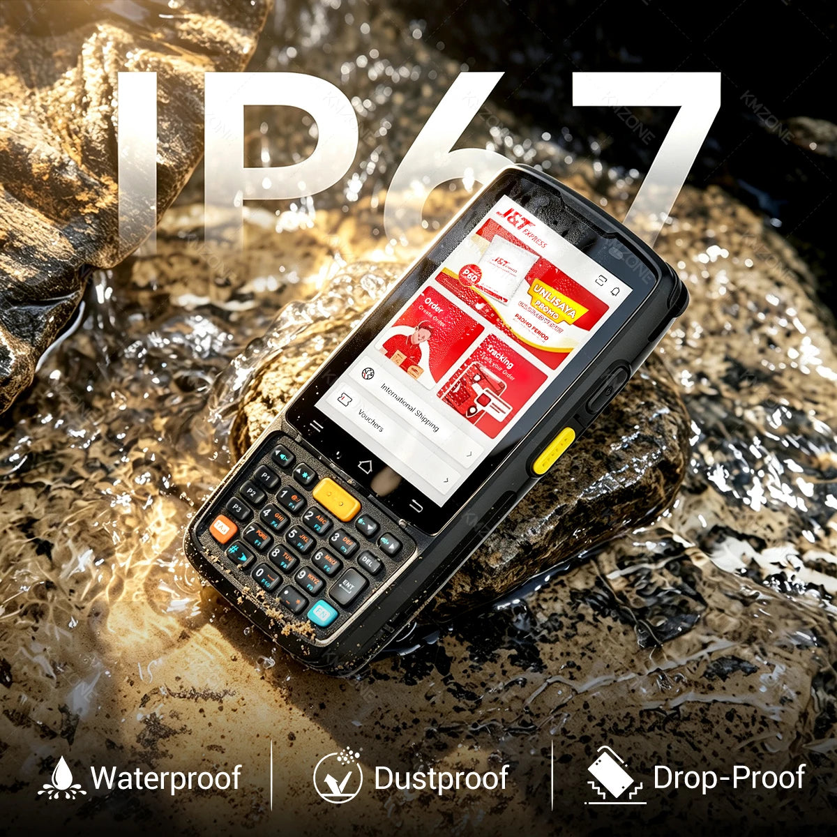 IData K3 Pro Android 12/14 with 1d 2D Barcode Handheld Terminal PDA Data Collector 4G For Flash kit, J&T, SPX, Ninja Express
