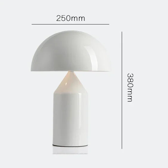 Italian Designer Mushroom Table Lamp Led Desk Light