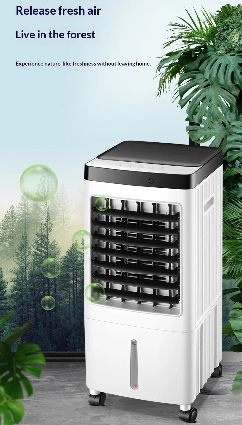 SIHAO Portable Air Conditioner Fan Humidifier Evaporative Cooler with Remote Control 10L Water Tank Strong Wind Silent Cooling