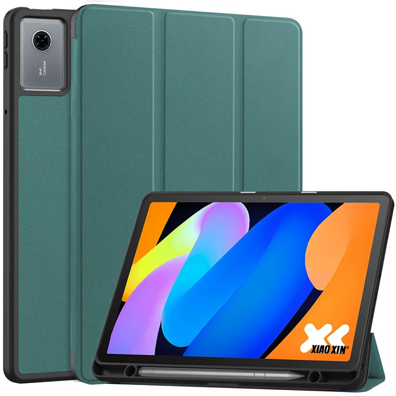 Coque For Lenovo Idea Tab 11 TB336FU Case With Pen Holder Magnetic Leather Fold Smart Cover For Xiaoxin Pad 11 2025 TB335FC Case