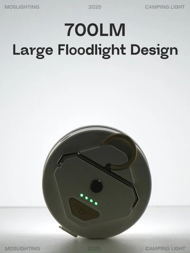 MOSLIGHTING Outdoor LED Camping Light 4 Modes MiNi Portable Hang Tent Lamp USB Rechargeable Portable Waterproof Emergency Light