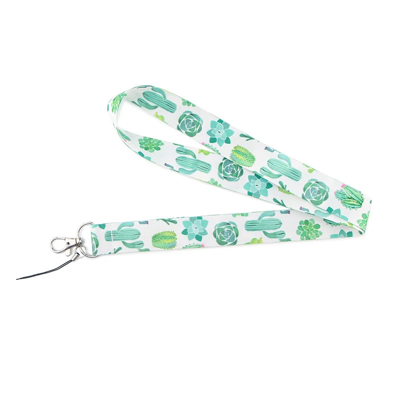 100 Designs Cute Art Lanyard for Keys Chain Badge Holder ID Credit Card Pass Hang Rope Lariat Mobile Phone Charm Accessories