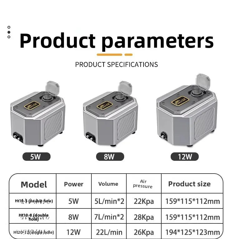 Oxygen pump fish tank special silent aerator oxygenation high-power fish farming household outdoor fish pond