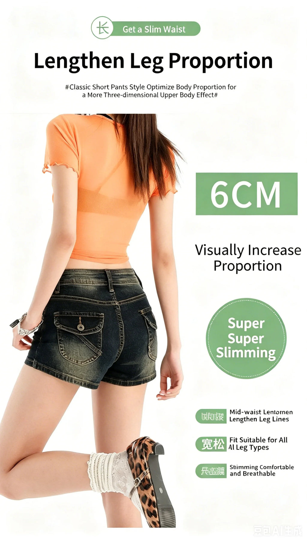 Retro Blue Grey Slimming Elastic American Style Hot Girl Summer New Mid Waist Jeans Shorts Women Casual Basic Style Denim
