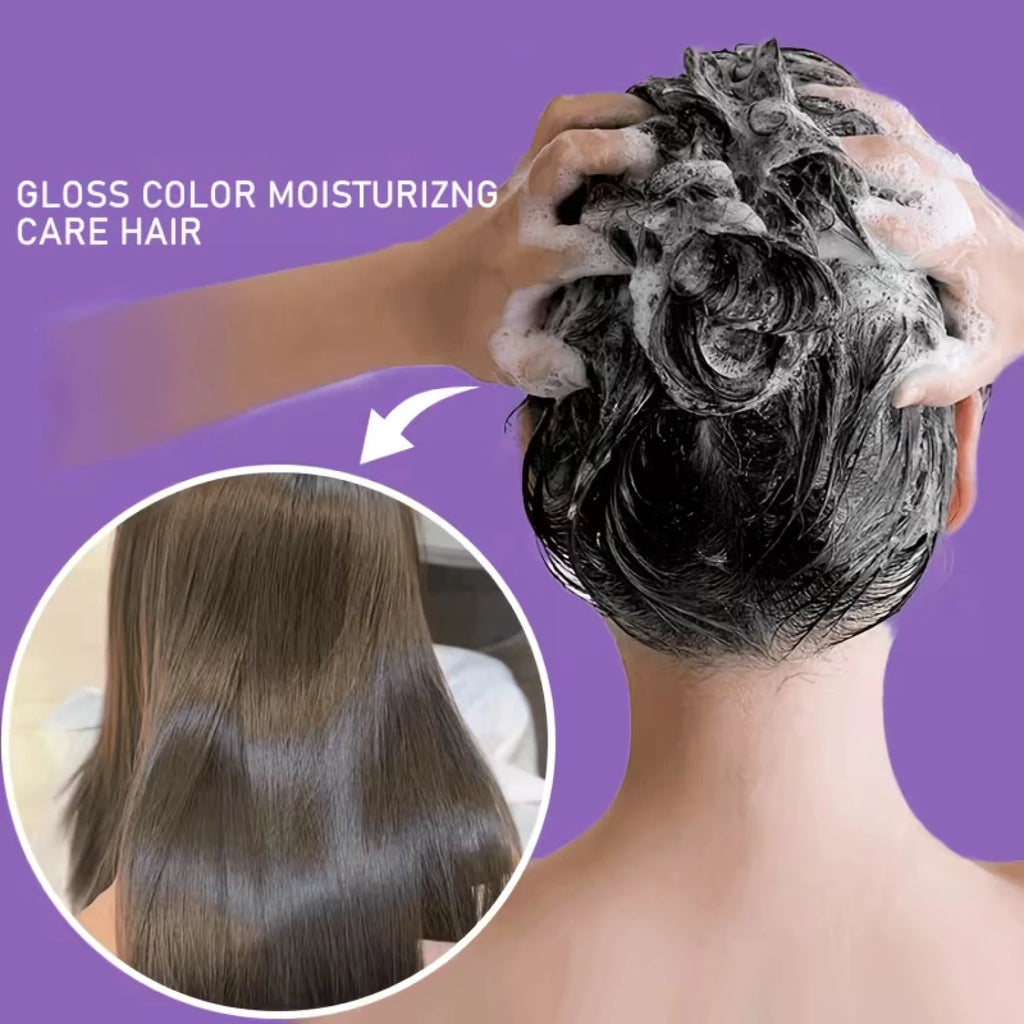 Purple Conditioner (Sulfate-Free, Vegan), Neutralizes Brassy Tones, Moisturizes Hair for Soft Texture & Vibrant Color Charm