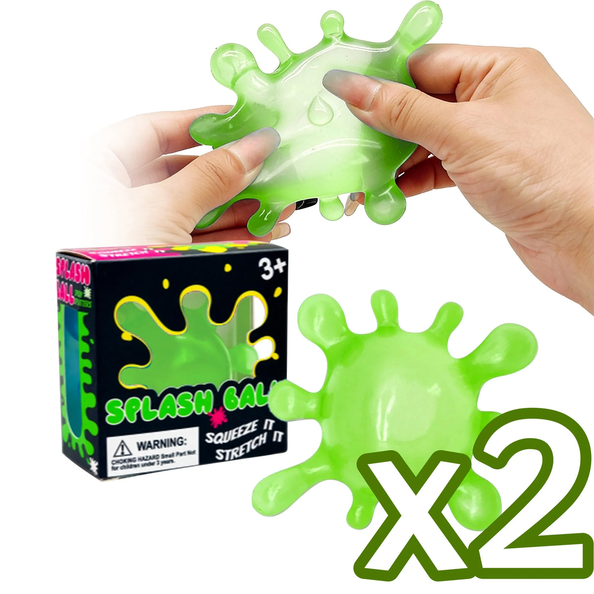 Splash Shaped Pinching Ball Slow Rebound Pressure Relief Ball Maltose Decompression Toy Squeeze Balls Blind Box Party Gif Toys