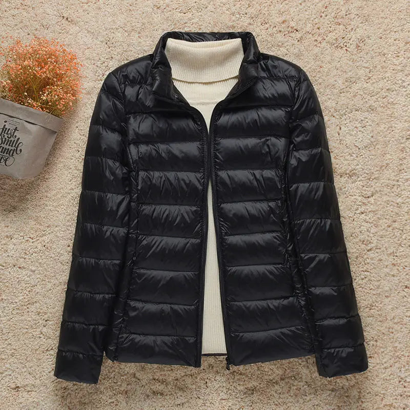 Down Jacket Women Coat Autumn Winter 2022 Spring Jackets for Warm Quilted Parka Ladies and Light 2021 Female Ultralight Hooded