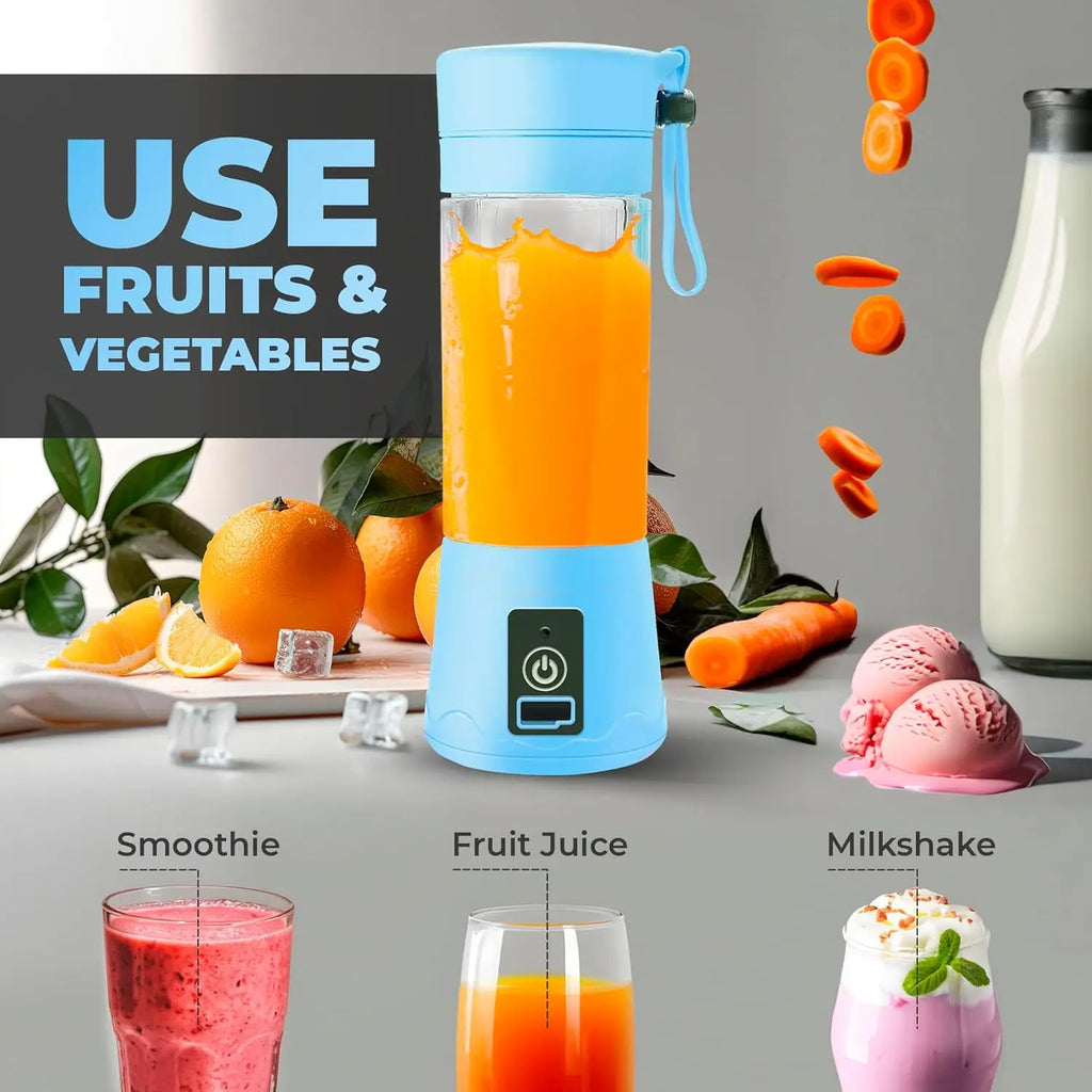 Portable Mini Electric Juicer USB Charging Fruit Orange Lemon Blender Smoothie Milkshake Maker Kitchen Automatic Fresh Squeezer