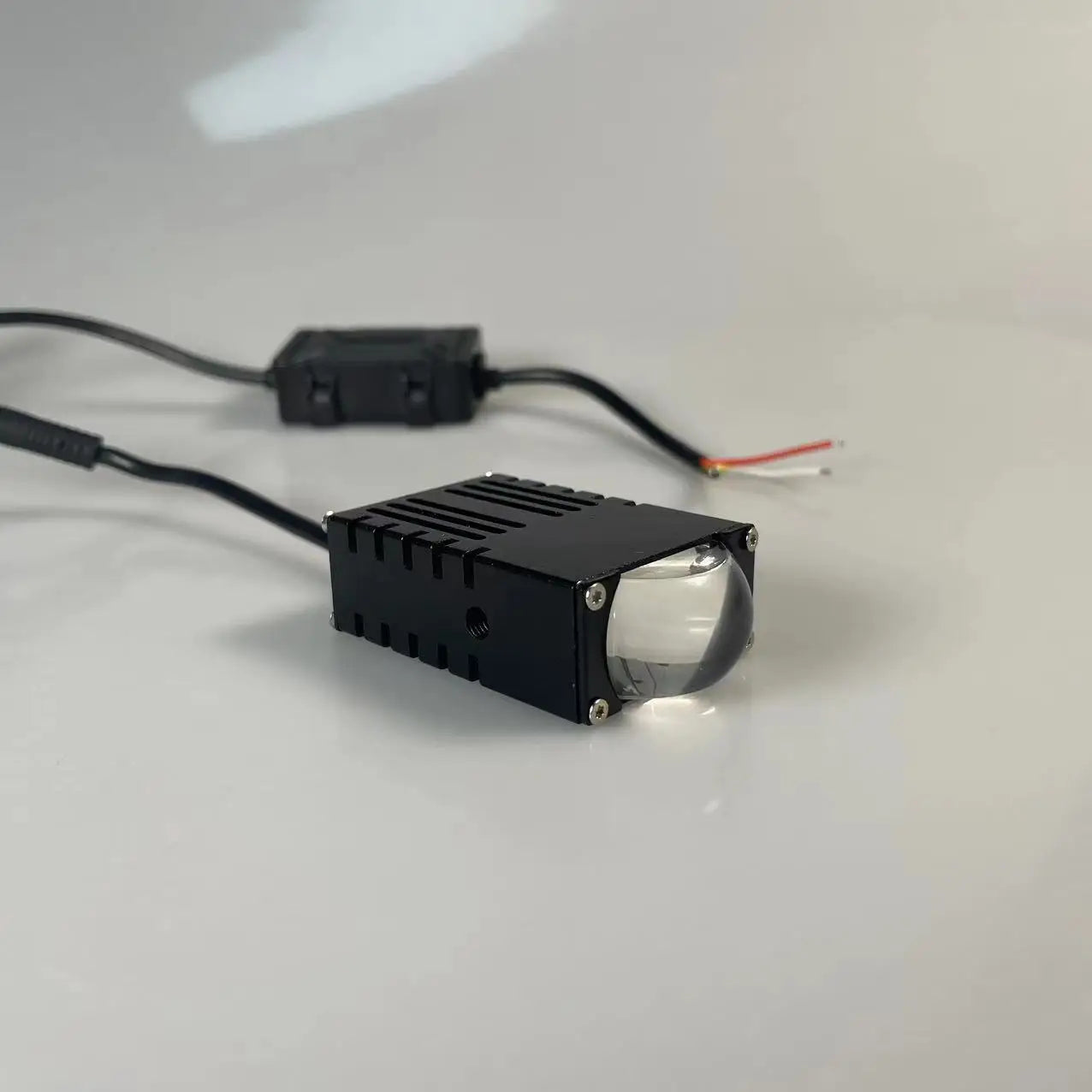 Dual Color LED Grille Light Car Motorcycle Waterproof Modified Auxiliary Spotlight Headlight