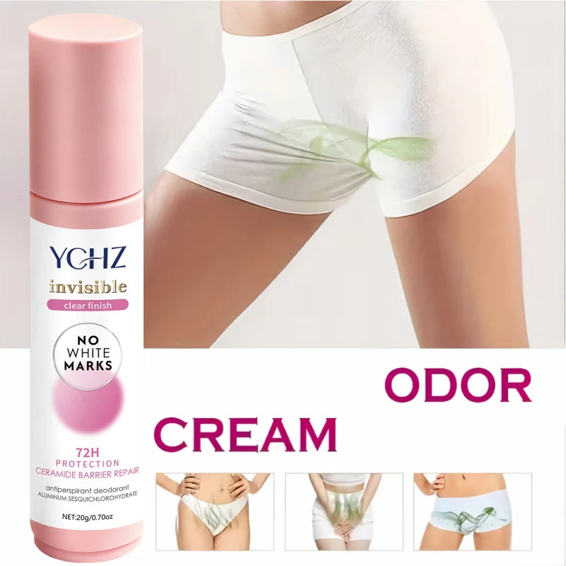 Women's Body Fragrance Deodorant Roll-On, Fresh and Gentle Grapefruit Scent, Hypoallergenic Aluminum-Free Formula, Contains Coconut Oil, Deep Cleansing, 72-Hour Deodorization, Suitable for Travel or Daily Use 20G/0.7Oz