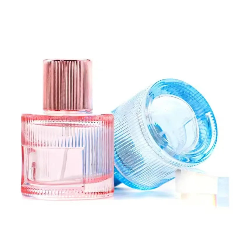 1pc Perfume Bottle Colorful Empty Glass 30ML 50ML Mist Spray Bottle Luxury Large Capacity Refillable Bottles Perfume Atomizer