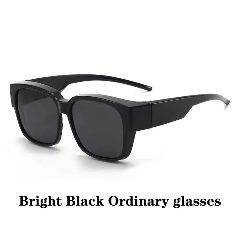 Trendy Sun Glasses for Driving Riding That Can Be Worn Over Other Glasses Wrap Around Fit Over Glasses Sunglasses Square Shades