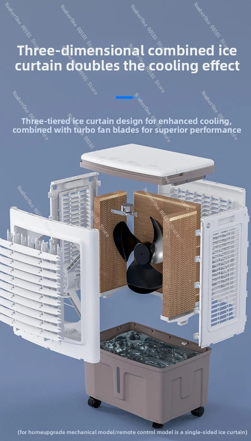 110V household air conditioning fan, refrigeration fan, water-cooled fan, industrial air cooler