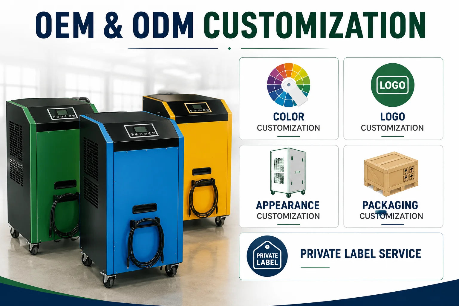9200 BTU Portable Air Conditioner No Outdoor Unit OEM ODM Manufacturer Factory for Home Apartment Hospital Office France Spain