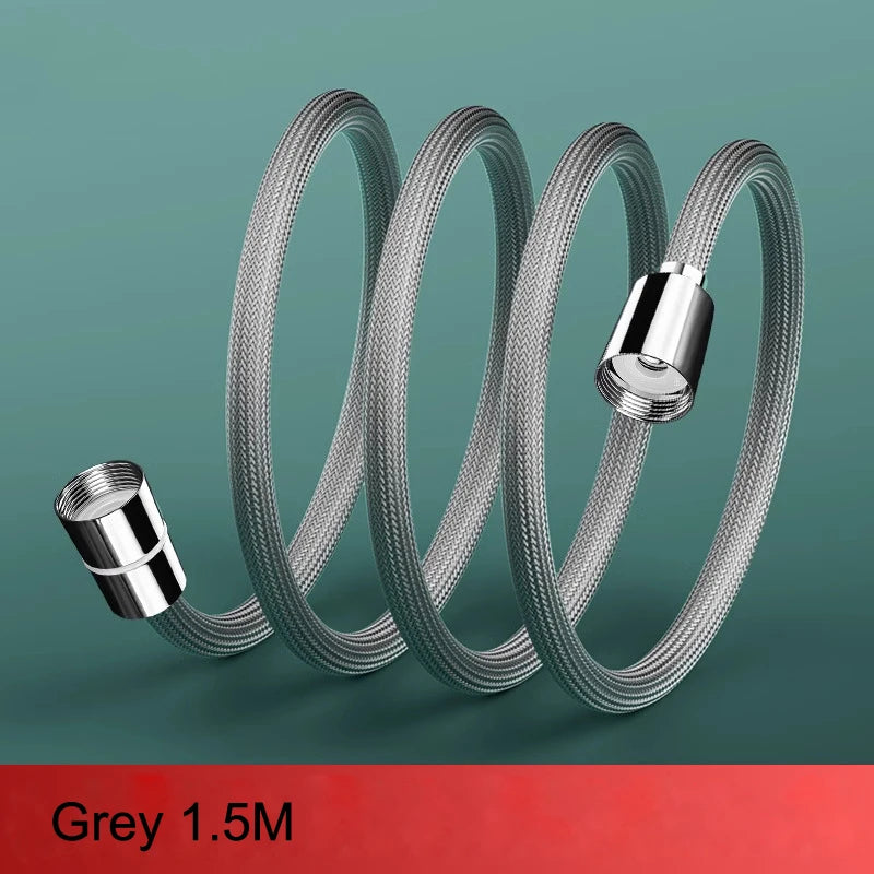 Shower Head Hose High Quality 1.5m/ 2m G1/2 Flexible Bathroom Pipe Water Head Shower Head Pipe Tool Bathroom Shower Accessories
