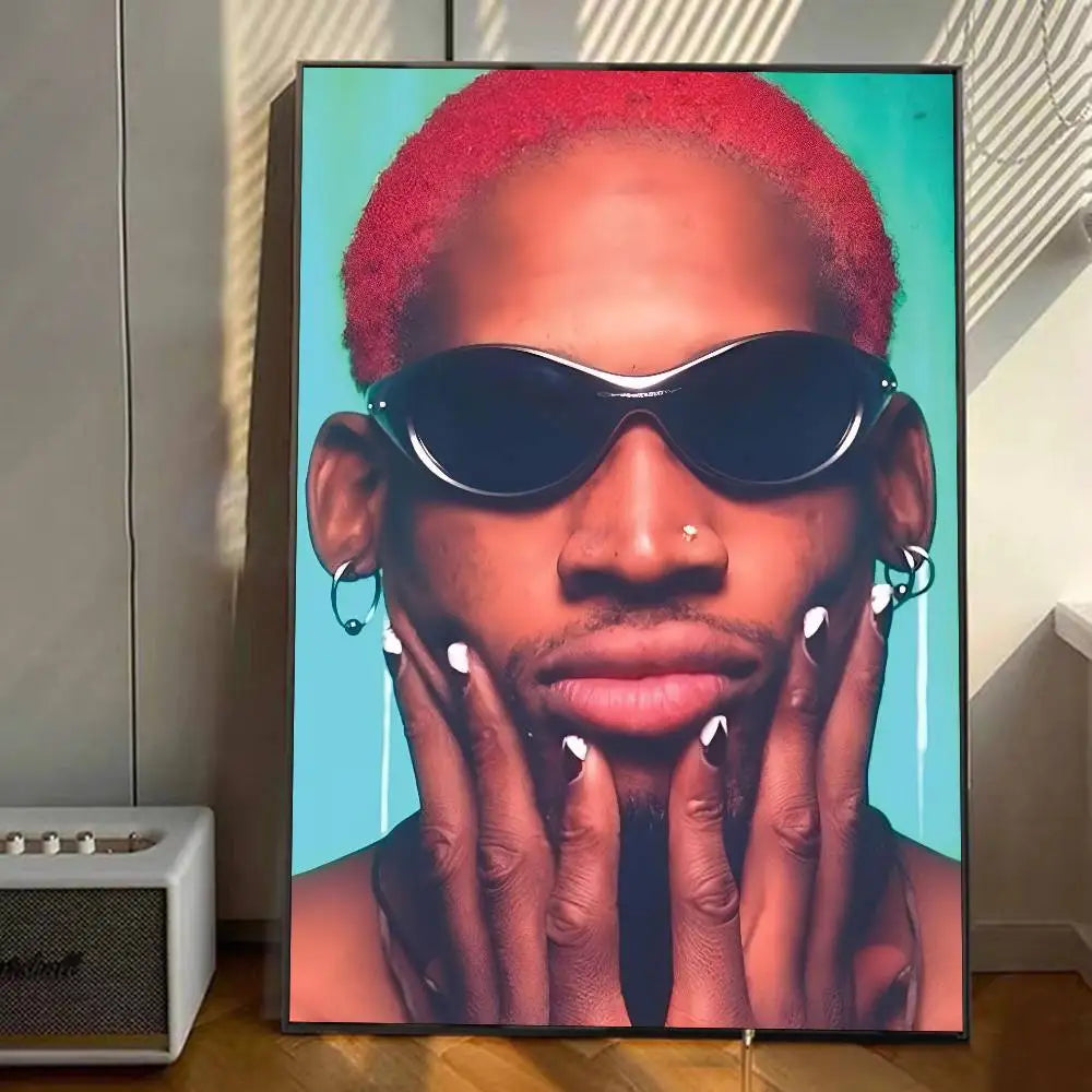 Rodman Poster Wall Art Printing Waterproof Home Living Bed Room Bar Aesthetic Decor