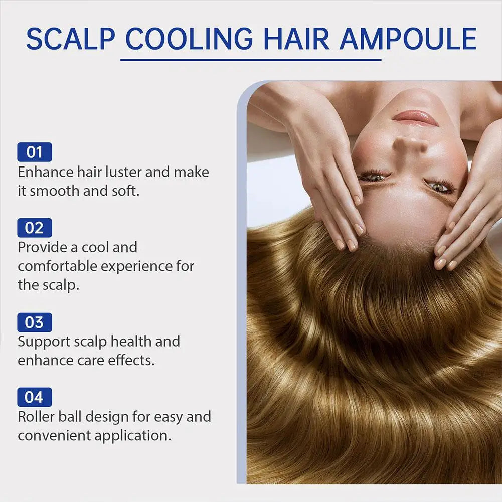 25ml Natural 3% Rosemary Extract For Thicker Hair Roller Hair Serum Lightweight Roll On Hair Thickening Treatment Hair Care