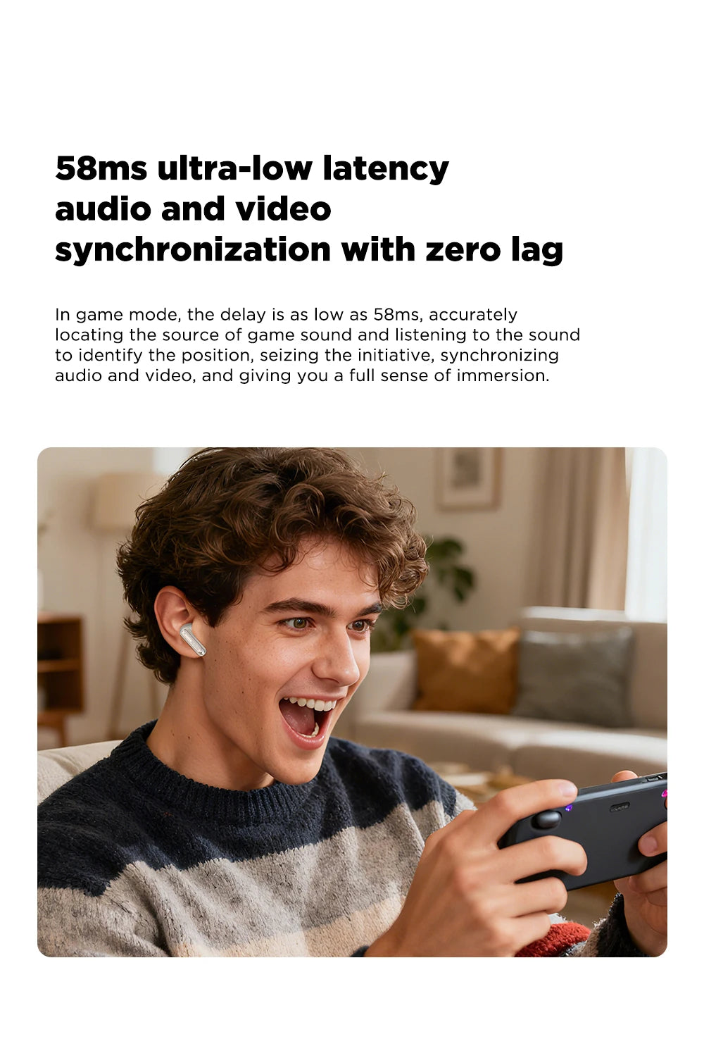 MINISO MS106 Bluetooth V6.0 Earphones TWS In-Ear Wireless Headphones AI Translator Earbuds Comfortable Ultra-light Earbuds