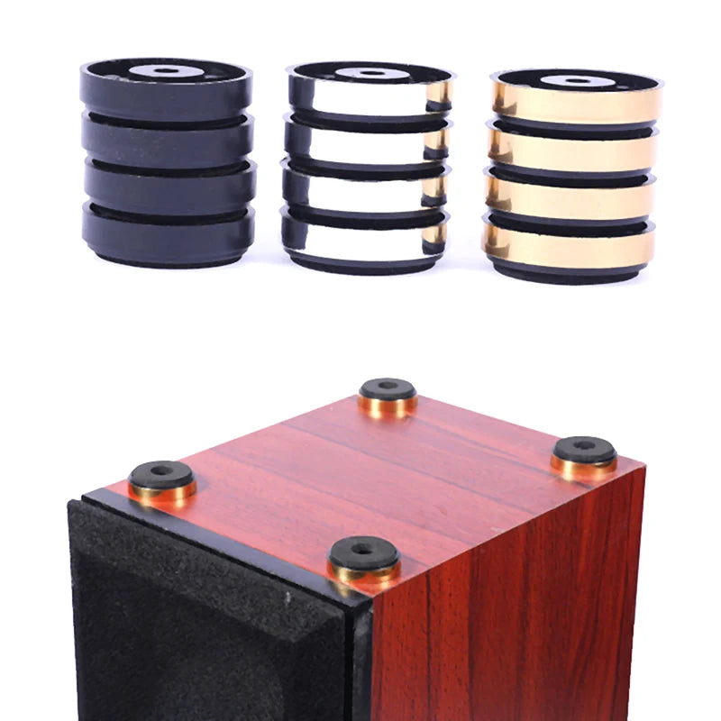 4pcs/lot Speaker Spikes Stand Feets Audio Active Speakers Repair Parts Accessories DIY For Home Theater Sound System