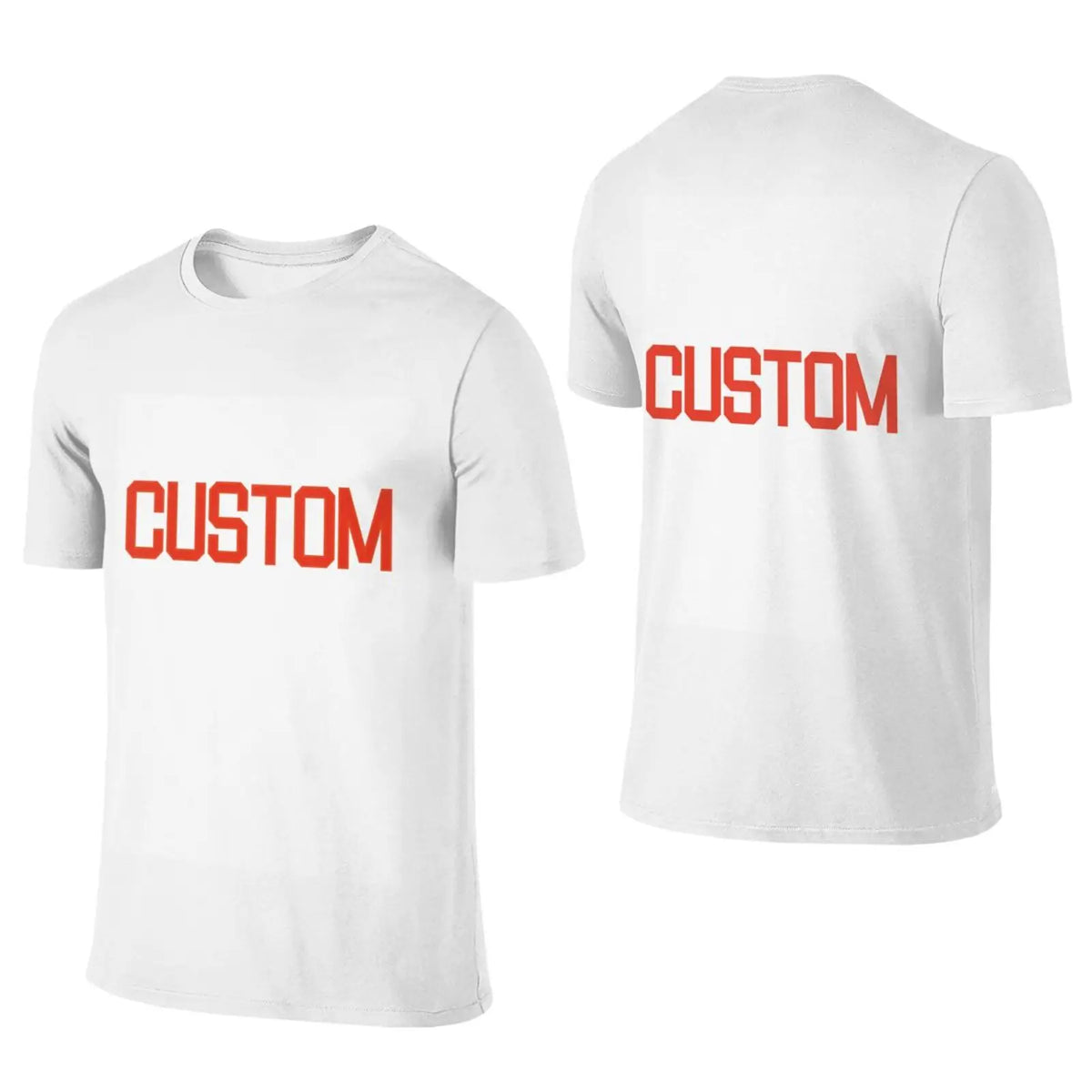 Premium Customized T Shirt Logo Picture Printing 100% Cotton Custom Brand T-Shirt Short Sleeved Print Your Own Design O Neck Tee