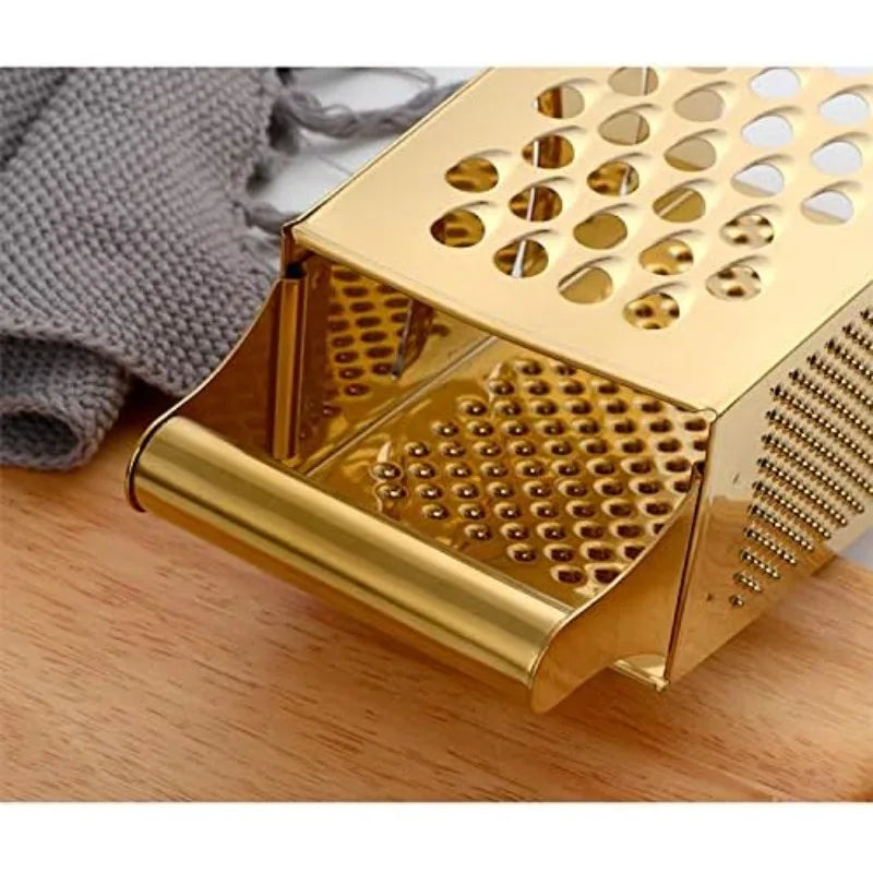Four Sided Grater Kitchen Vegetable Stainless Steel Slicer Household Potato Peeler Garlic Chopper Cooking Tool