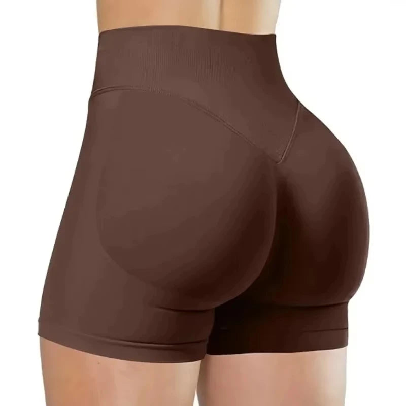 Summer Women Sexy Seamless Fitness Sports Biker Shorts Low Waist Gym Short Workout Scrunch Butt Yoga Leggings
