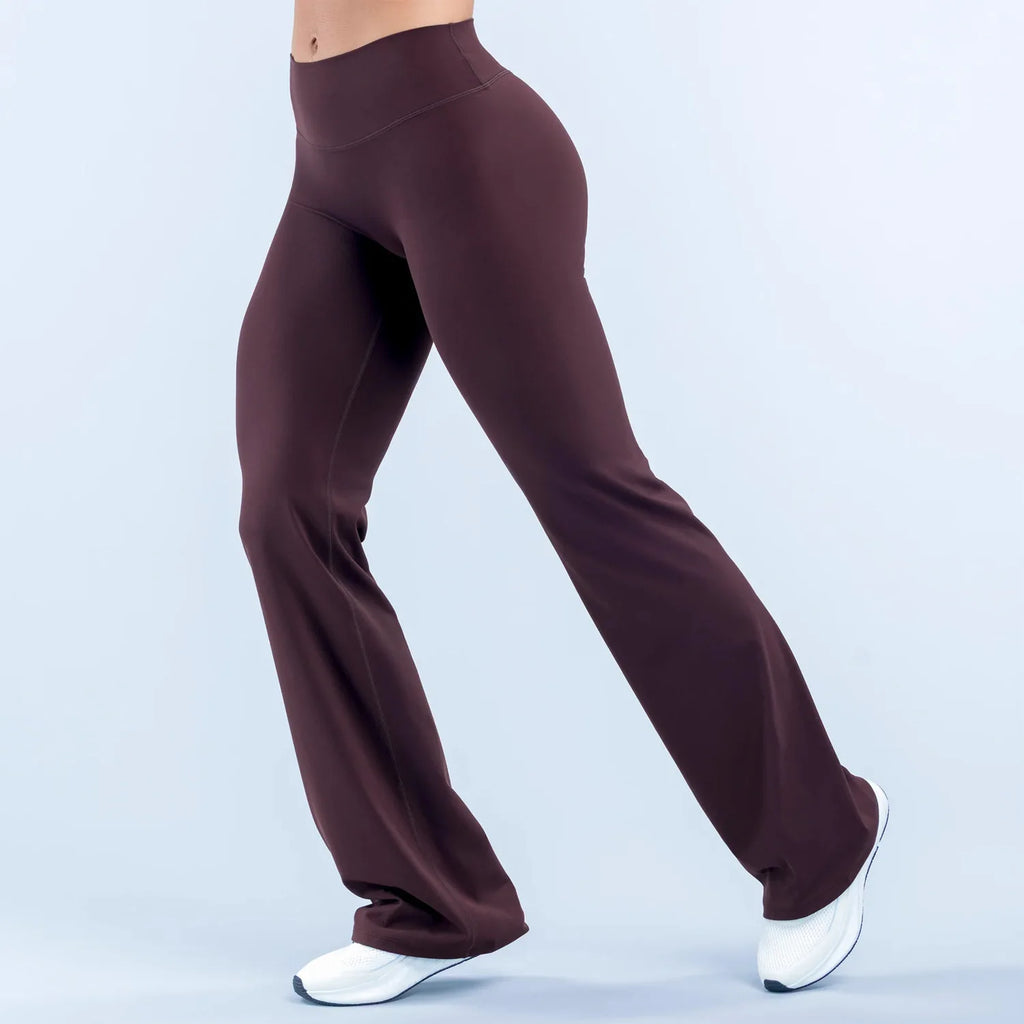 9 colors Yoga Pants GYM Naked Feel Straight-Leg Pants Ultra Soft Butter Fabric Women's Mid-Waist Pilates Running Sport Trousers