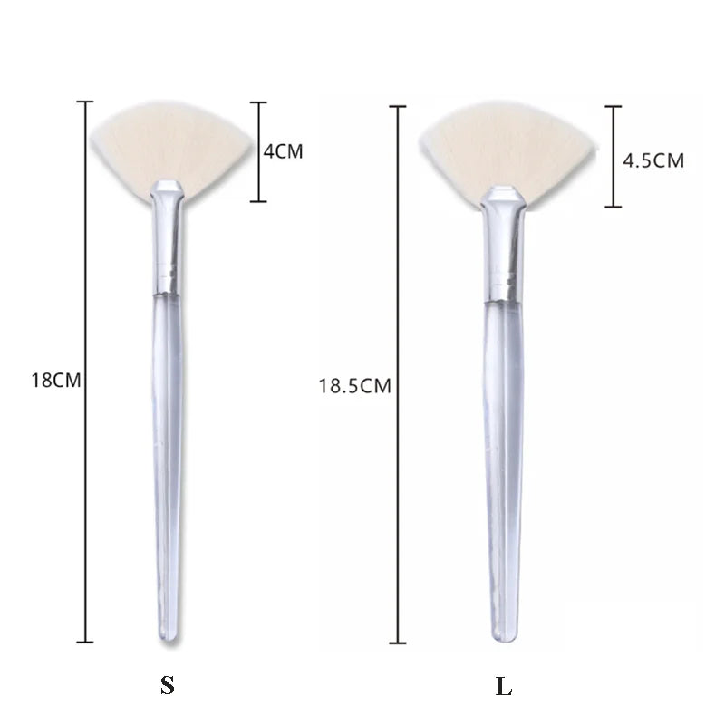 Facial Cleanser Brush Soft Face Massage Fan Wash Brush Pore Cleanning Exfoliating Beauty Face Mask Brush Portable Skin Care Tool