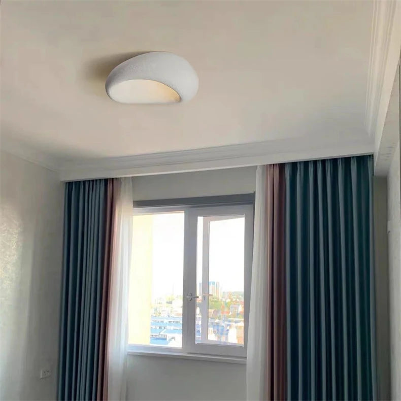 Japanese Resin Ceiling Lamp With E27 Light Bulb Led DownLight for Bedroom Living Dining Room