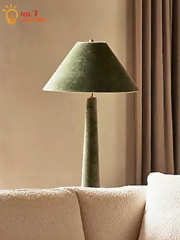 Atmosphere Cotton Velvet Fabric Art Decorative Floor Lamp LED E27 Modern Light Fixtures Villa Living Room Bedroom Study Bedside