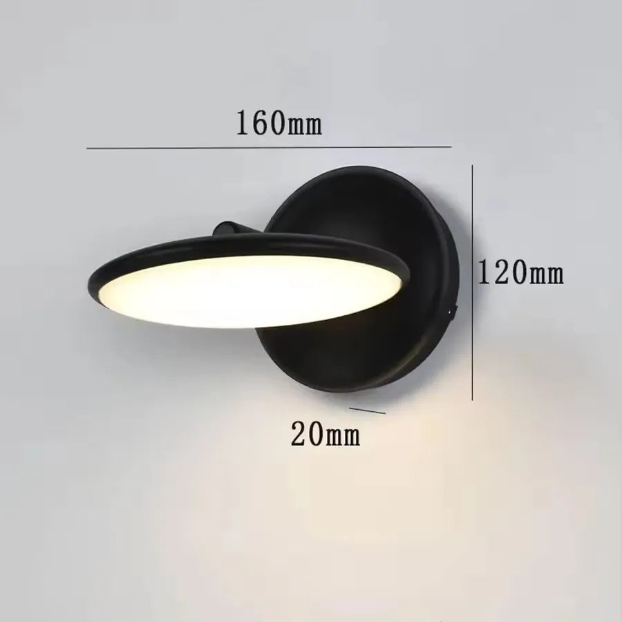 Modern Minimalist Led Waterproof Outdoor Rotatable Wall Light, Bedside, Living Room, Corridor, Aisle Wall Light