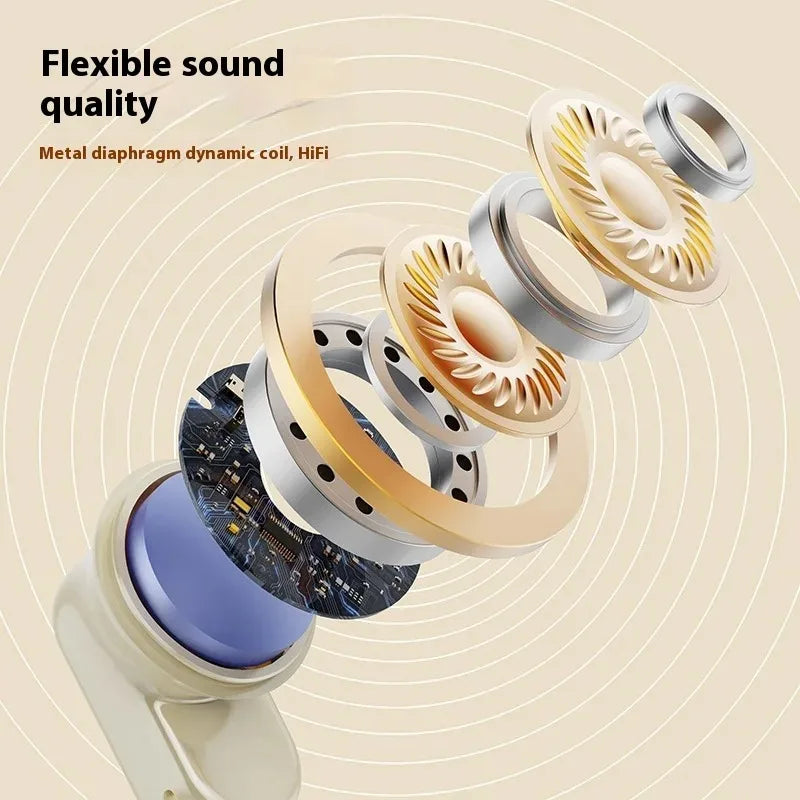 Wireless In-Ear Earbuds Lightweight Comfort Fit Headphones IPX5 Waterproof Enhanced Sound Bluetooth 5.3 Earphones for Sports