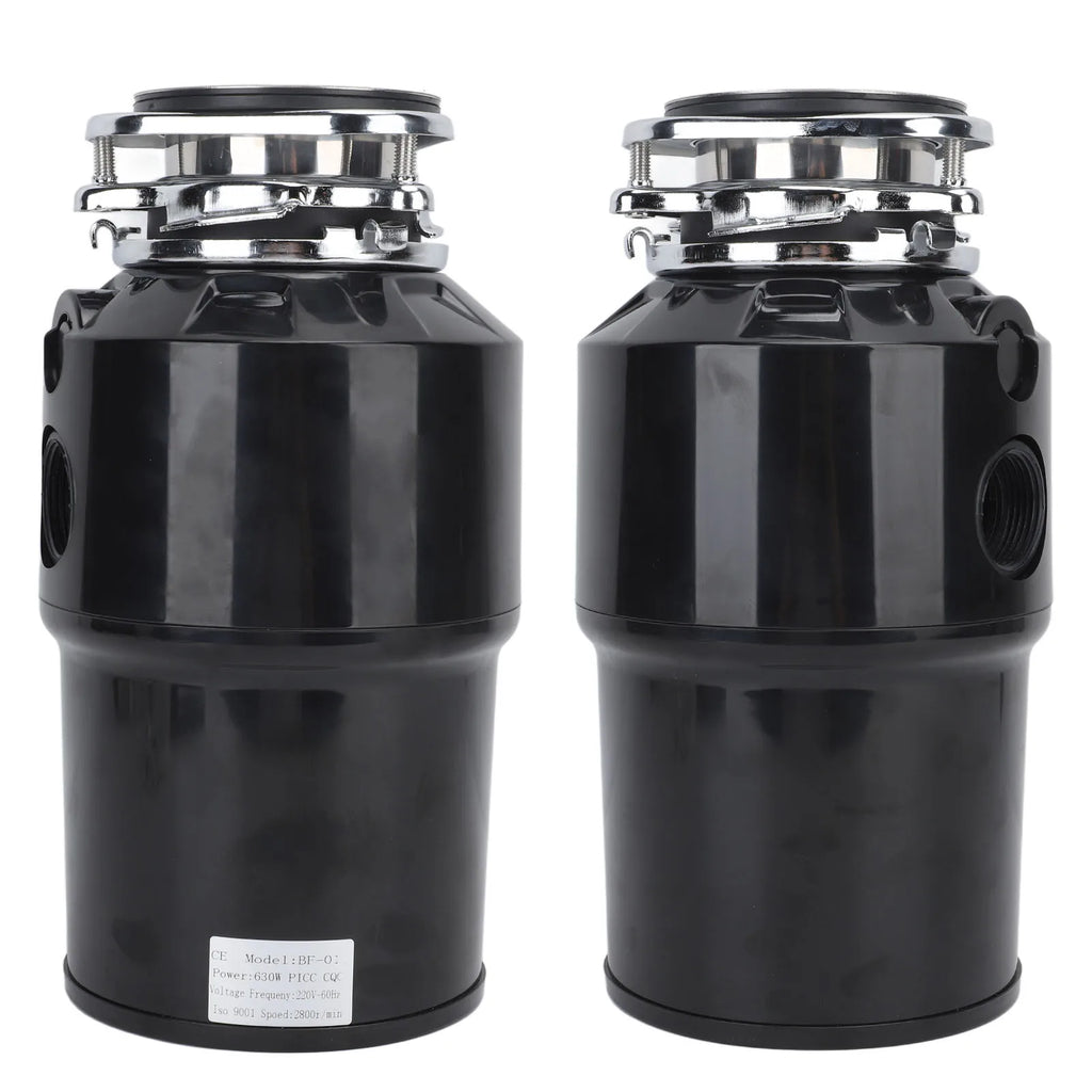 Kitchen Garbage Disposal 630W Continuous Feed 2800RPM Quiet Operation Food Waste Disposer Grinding System EU Plug 250V