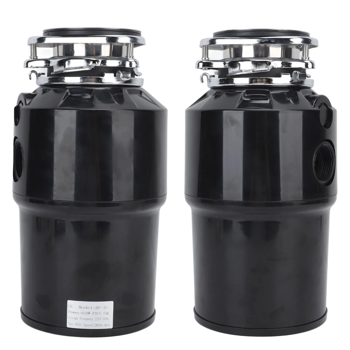 Kitchen Garbage Disposal 630W Continuous Feed 2800RPM Quiet Operation Food Waste Disposer Grinding System EU Plug 250V