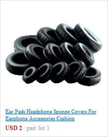 Ear Pads For Headphones Wrinkled Frog Skin Pad Headphone Sponge Leather Foam Covers Cushion Replacement For Headset Accessories
