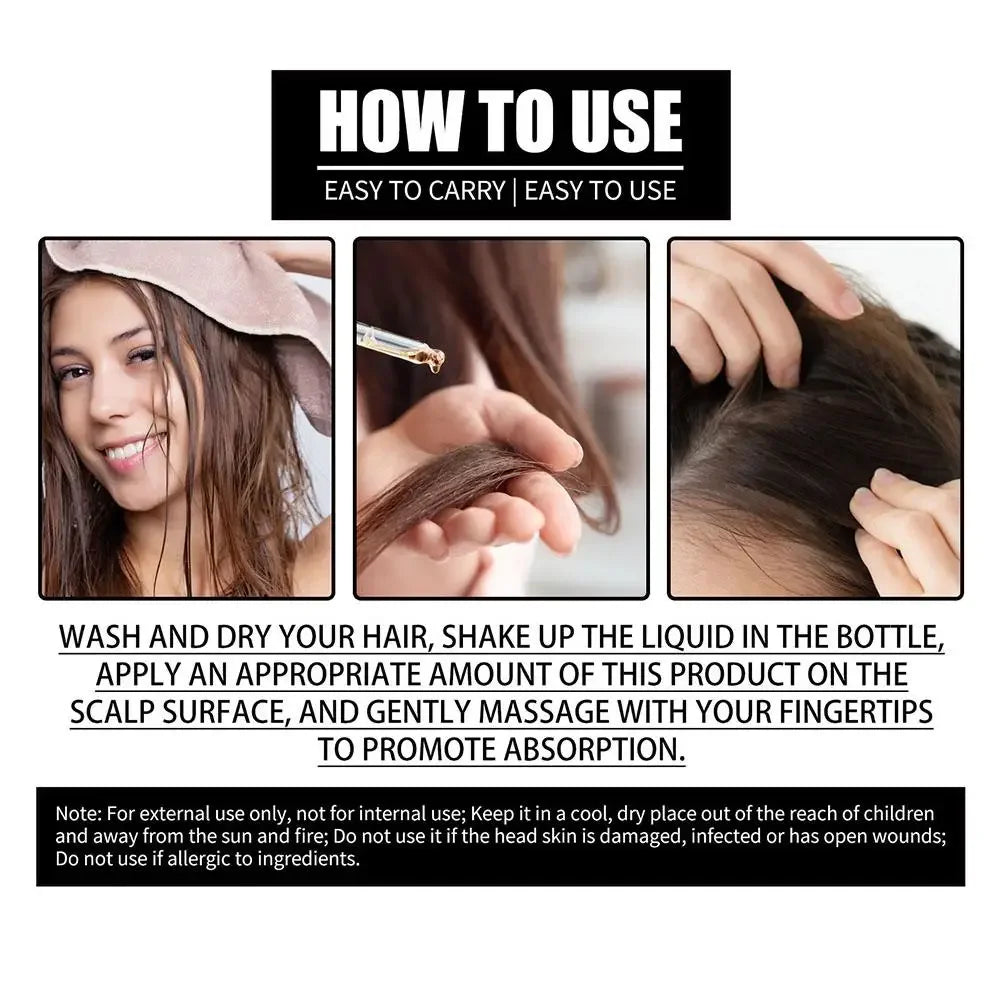 Nutrition Biotin Liquid Drops Essential Oil Collagen B7 Vitamin Oil Trengthen Hair Root Anti Hair Weak Treatment