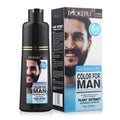 Natural Black Beard Dye Shampoo Permanent Long Lasting Beard Coloring For Men Removal White Grey Hair Color Cover Beard Care