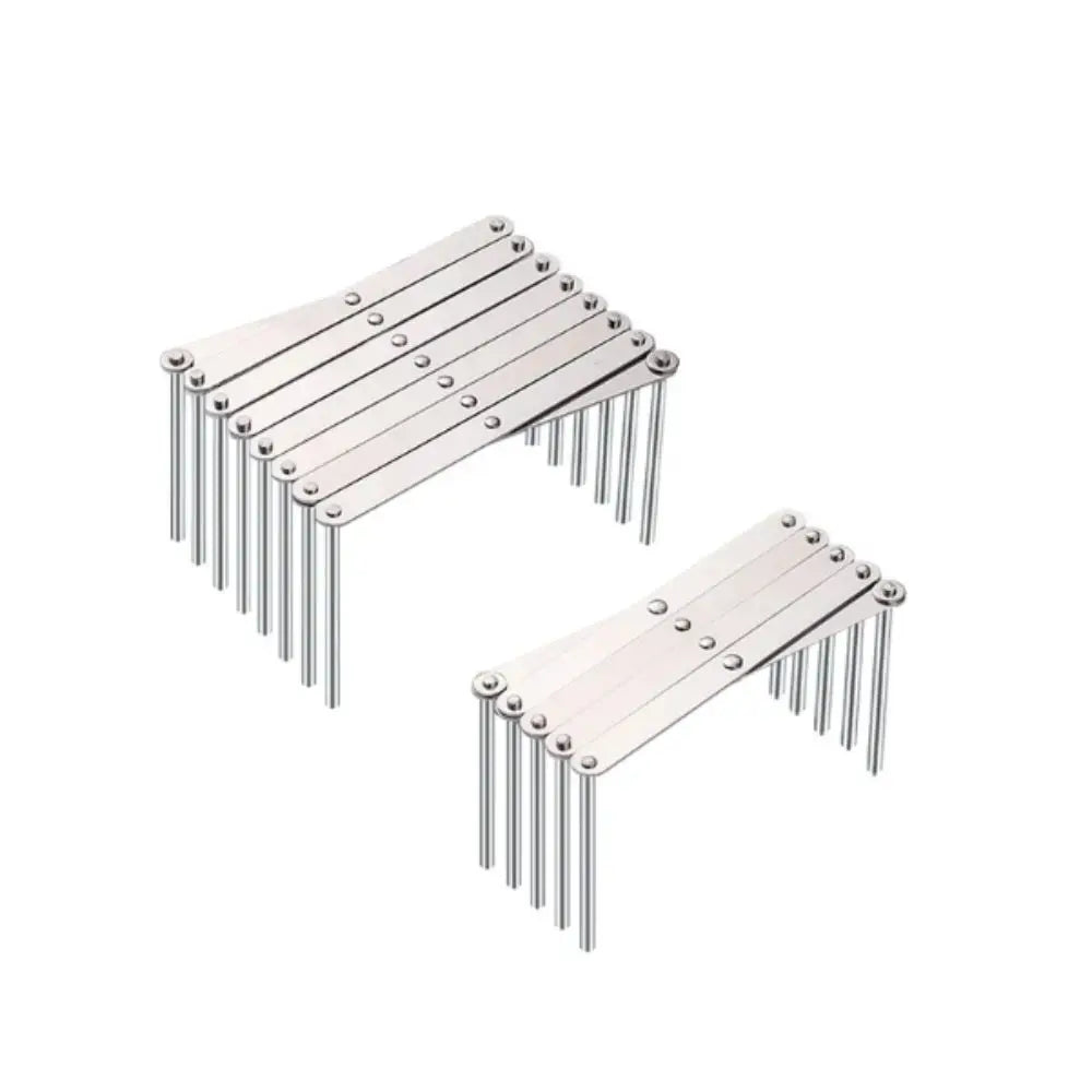 Stainless Steel Telescopic Rack Telescopic Design Foldable Pot Cover Storage Adjustable Retractable Kitchen Storage Tray