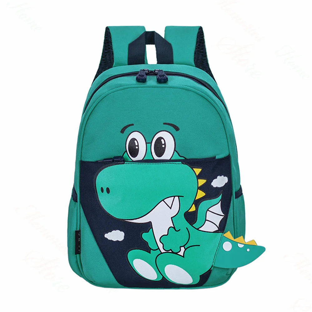 2023 New Kindergarten Backpack Personalized Name Children's Cartoon Dinosaur Cute Backpack Customized Children's Day Gift Bags