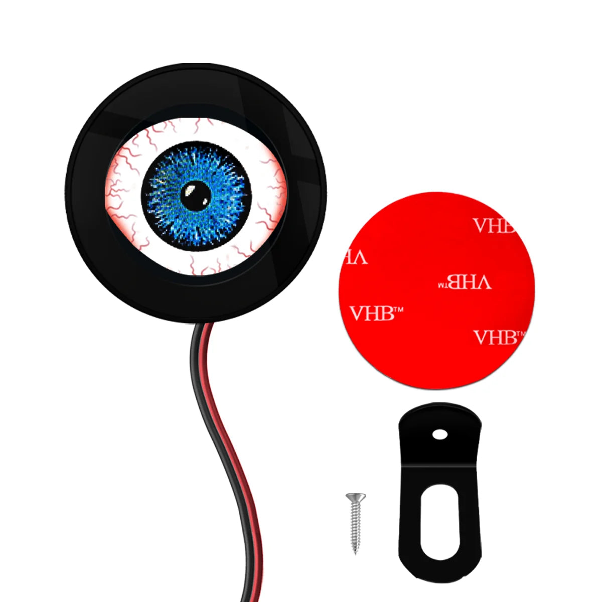 Cool Decoration Dynamic LED Car Headlights Devil Eye LED Car Light Headlight Assembly Modified Eagle Eye Light Cars Accessory